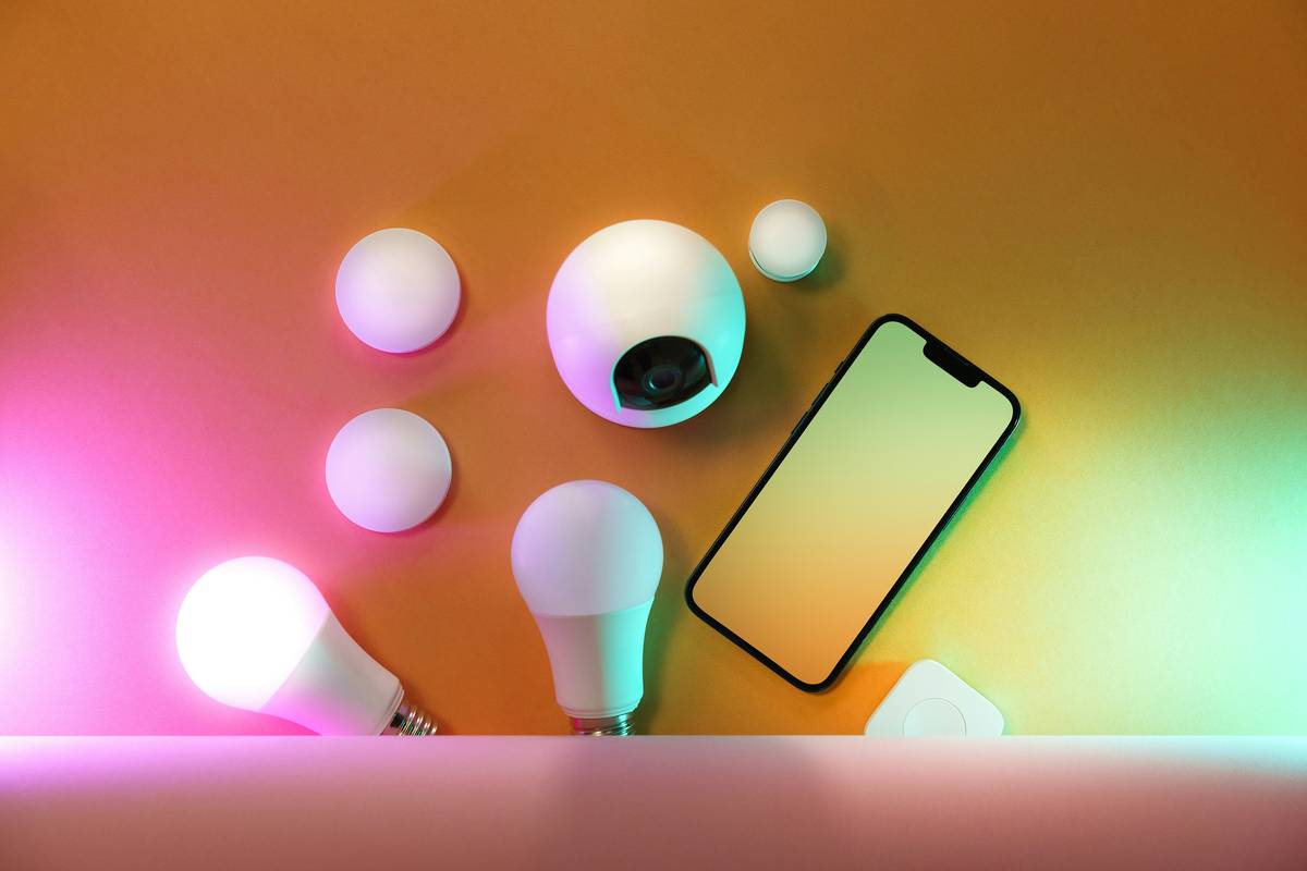 smart home lighting control system in action with dimmable wall panels and ambient cove lighting